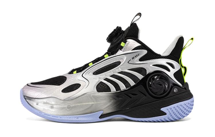 361°KIDS Детские баскетбольные кроссовки с амортизацией, дышащие, с низким верхом, серебристо-черные
361°KIDS Детские баскетбольные кроссовки с амортизацией, дышащие, с низким верхом, серебристо-черные