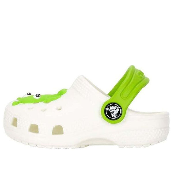 Кроссовки classic glow alien clog 'white green' Crocs, белый 
Кроссовки classic glow alien clog 'white green' Crocs, белый