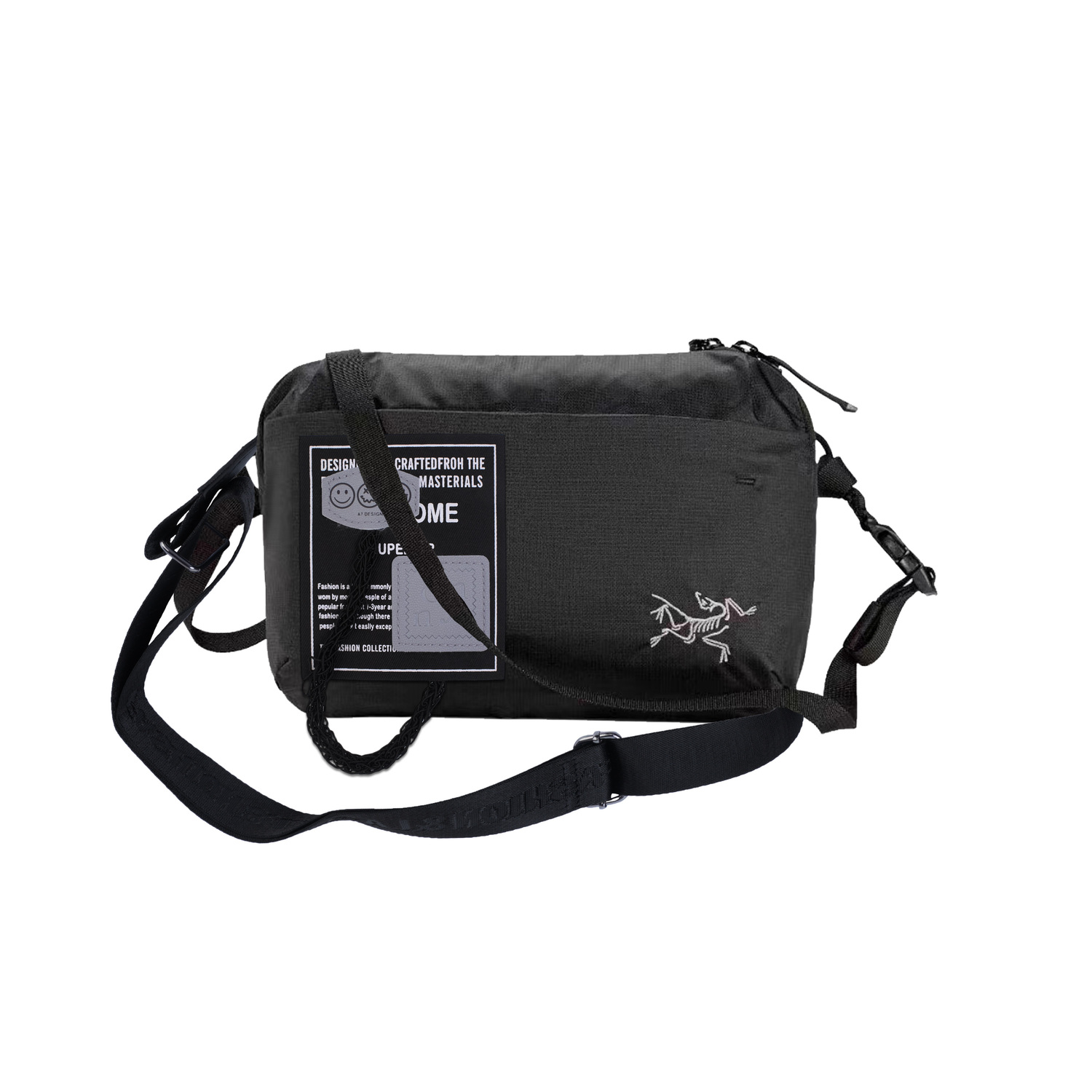 Arcteryx Нейлоновая поясная сумка унисекс черная, Cold Mist Footwear
Arcteryx Нейлоновая поясная сумка унисекс черная, Cold Mist Footwear