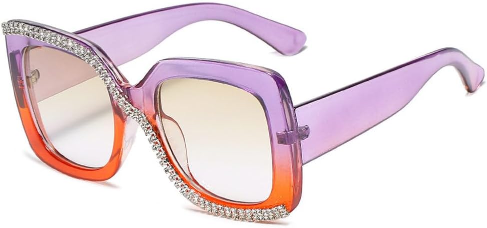 Модные солнцезащитные очки с бриллиантами для женщин и мужчин, ретро-оправа большого размера, трендовые женские солнцезащитные очки класса люкс с защитой от УФ-излучения UV400 TKKTLLT, Purple Orange
Модные солнцезащитные очки с бриллиантами для женщин и мужчин, ретро-оправа большого размера, трендовые женские солнцезащитные очки класса люкс с защитой от УФ-излучения UV400 TKKTLLT, Purple Orange