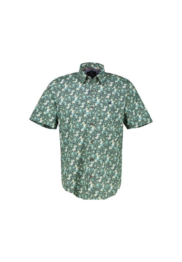 Рубашка с короткими рукавами и цветочным принтом Lerros, зеленый
Рубашка с короткими рукавами и цветочным принтом Lerros, зеленый