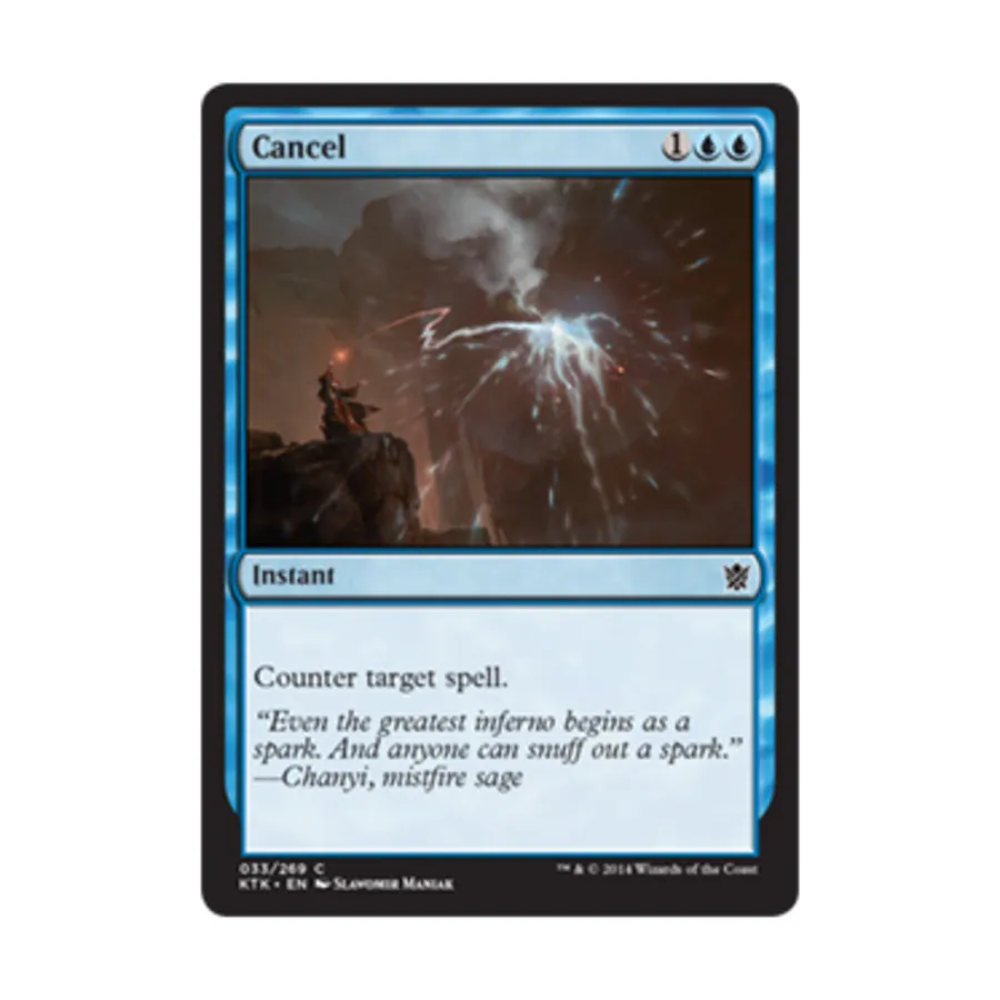 CCG Отмена (C) (Фольга), MTG - Khans of Tarkir
CCG Отмена (C) (Фольга), MTG - Khans of Tarkir