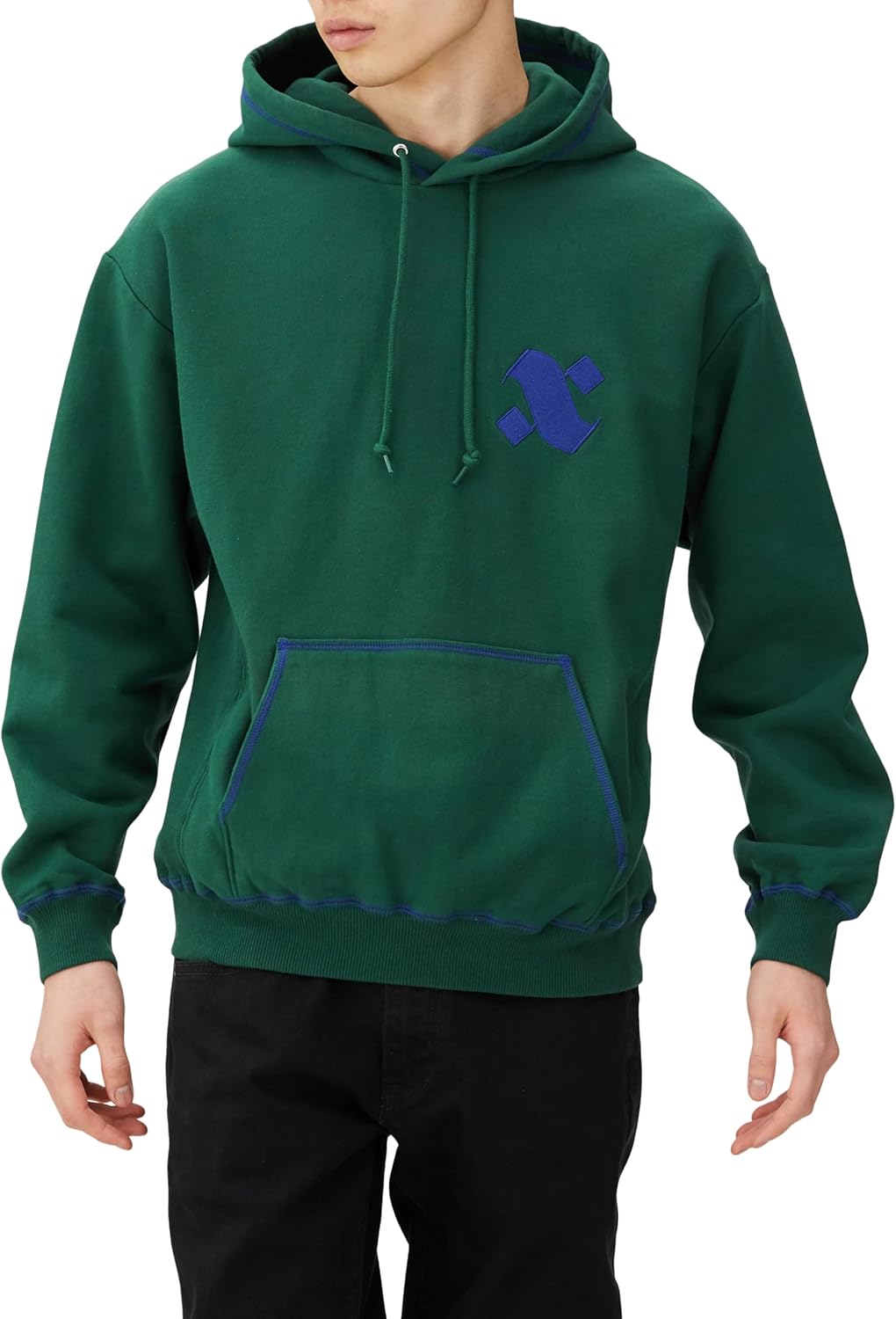 Мужская толстовка с капюшоном и контрастной строчкой Xlarge, зеленый
Мужская толстовка с капюшоном и контрастной строчкой Xlarge, зеленый