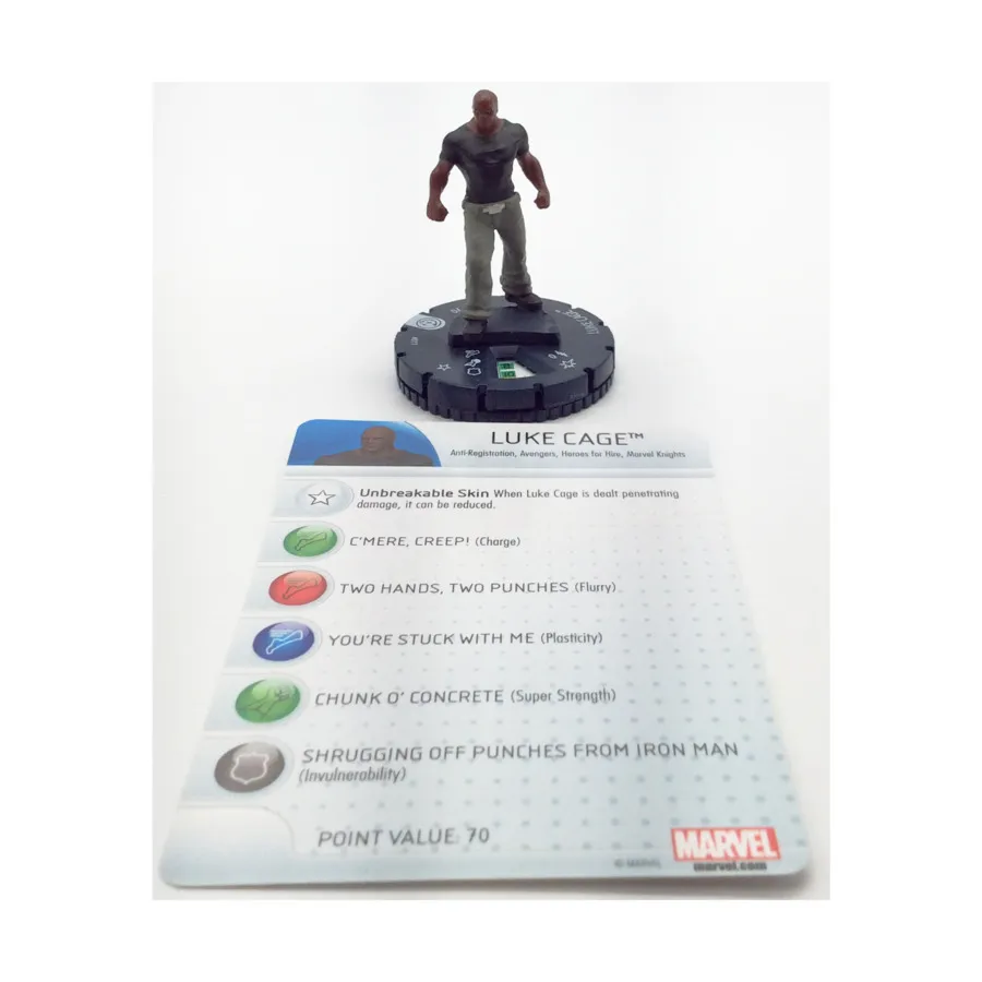 Люк Кейдж #011 (С), Marvel HeroClix - Civil War Organized Play - Singles
Люк Кейдж #011 (С), Marvel HeroClix - Civil War Organized Play - Singles