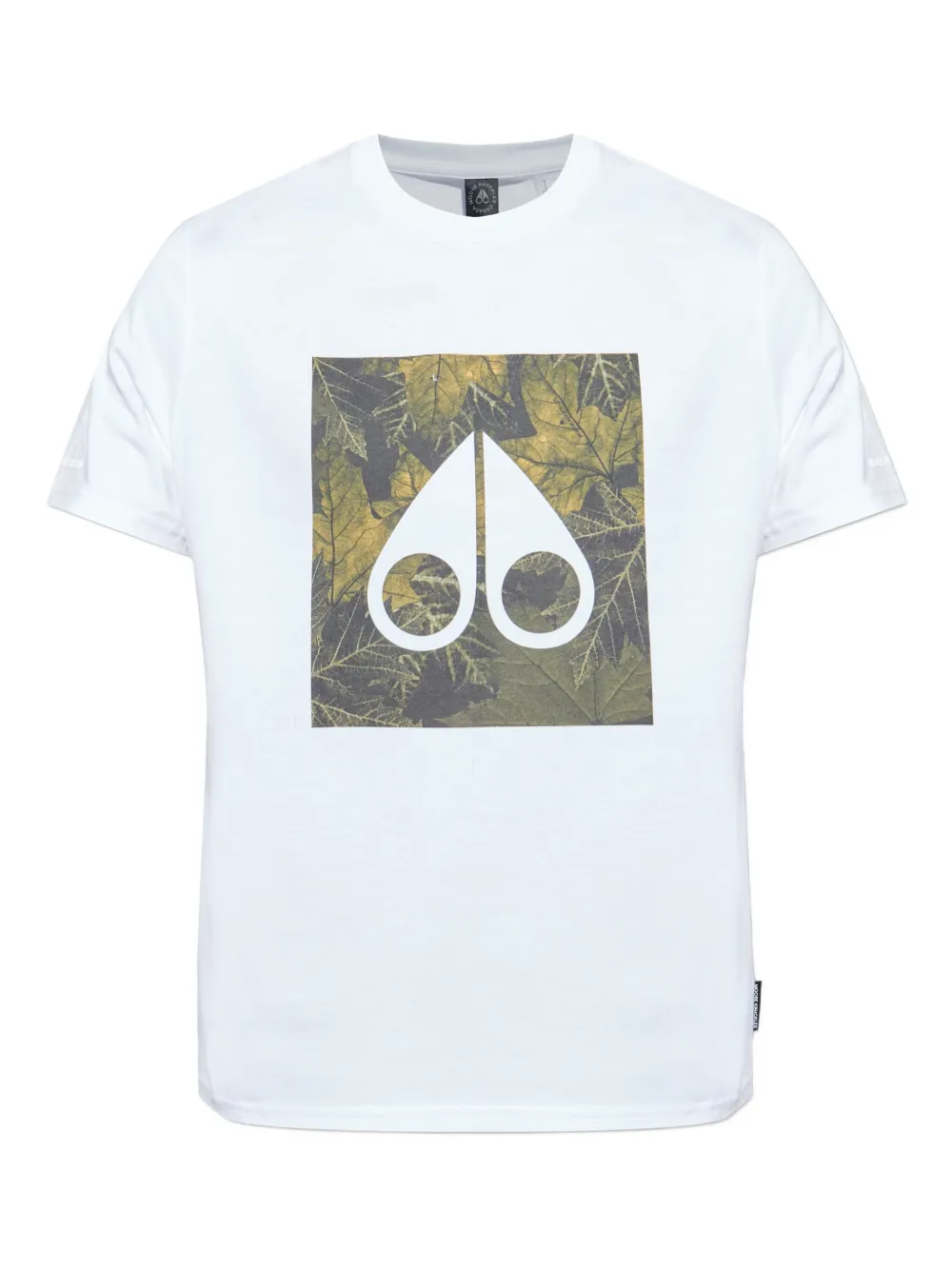 Футболка с логотипом и принтом листьев Moose Knuckles
Футболка с логотипом и принтом листьев Moose Knuckles