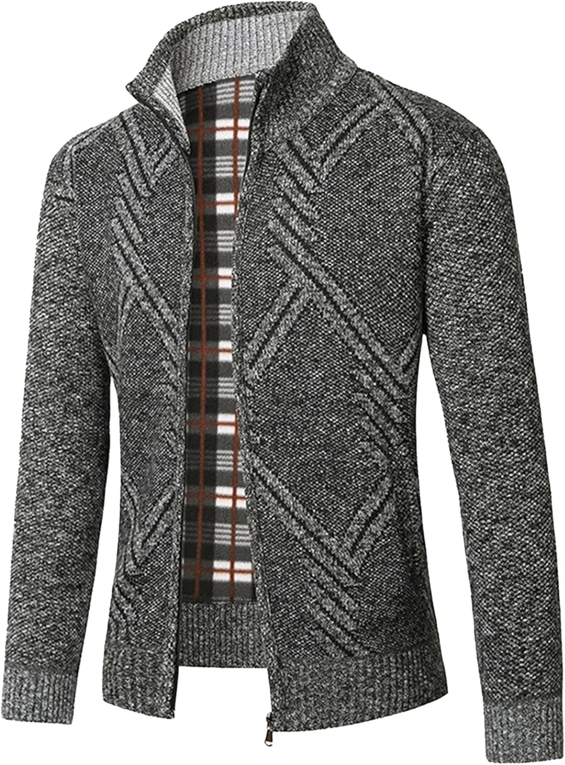 Мужской кардиган с воротником стойкой и молнией JEShifangjiusu
Мужской кардиган с воротником стойкой и молнией JEShifangjiusu