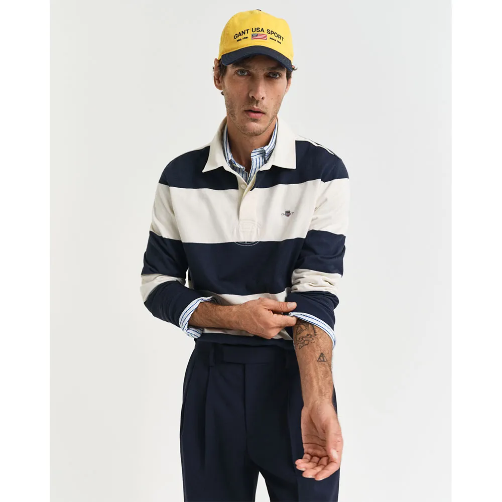 Поло с длинным рукавом Gant 2067017, синий
Поло с длинным рукавом Gant 2067017, синий