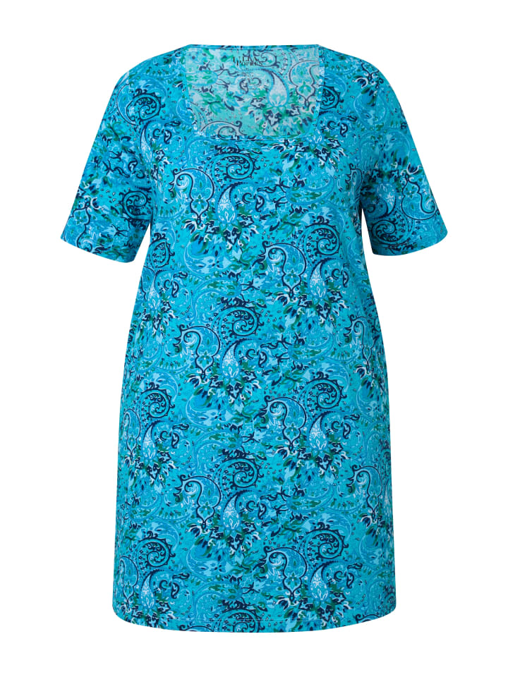 Футболка Ulla Popken, цвет tiefes aqua 
Футболка Ulla Popken, цвет tiefes aqua