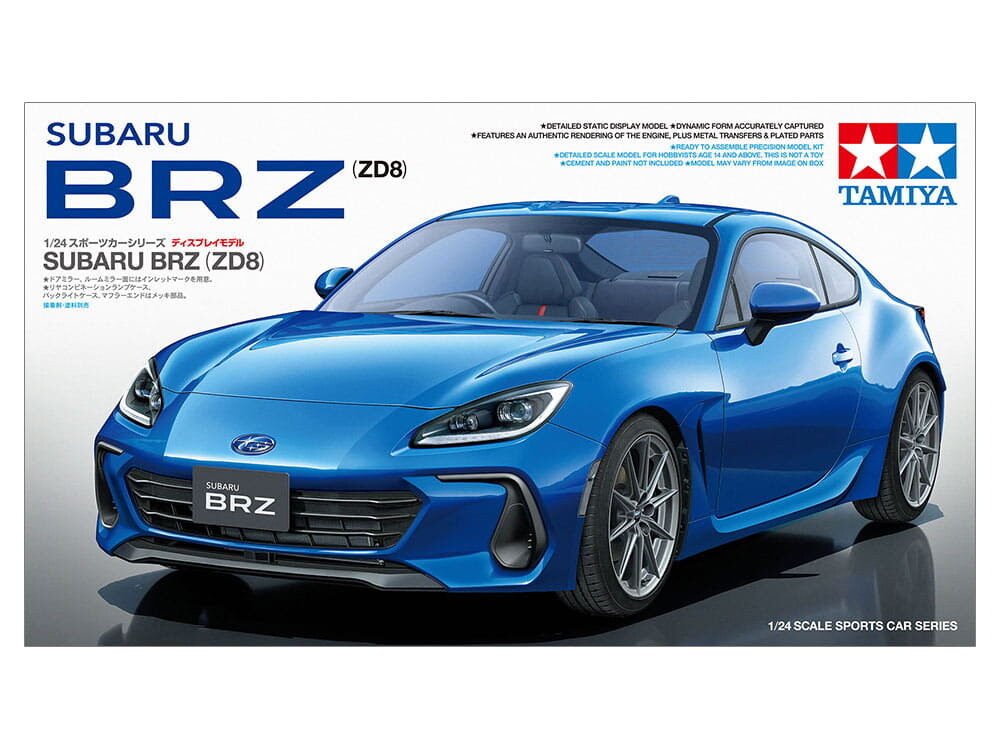 Subaru BRZ (ZD8) 1:24 Тамия 24362 Tamiya
Subaru BRZ (ZD8) 1:24 Тамия 24362 Tamiya