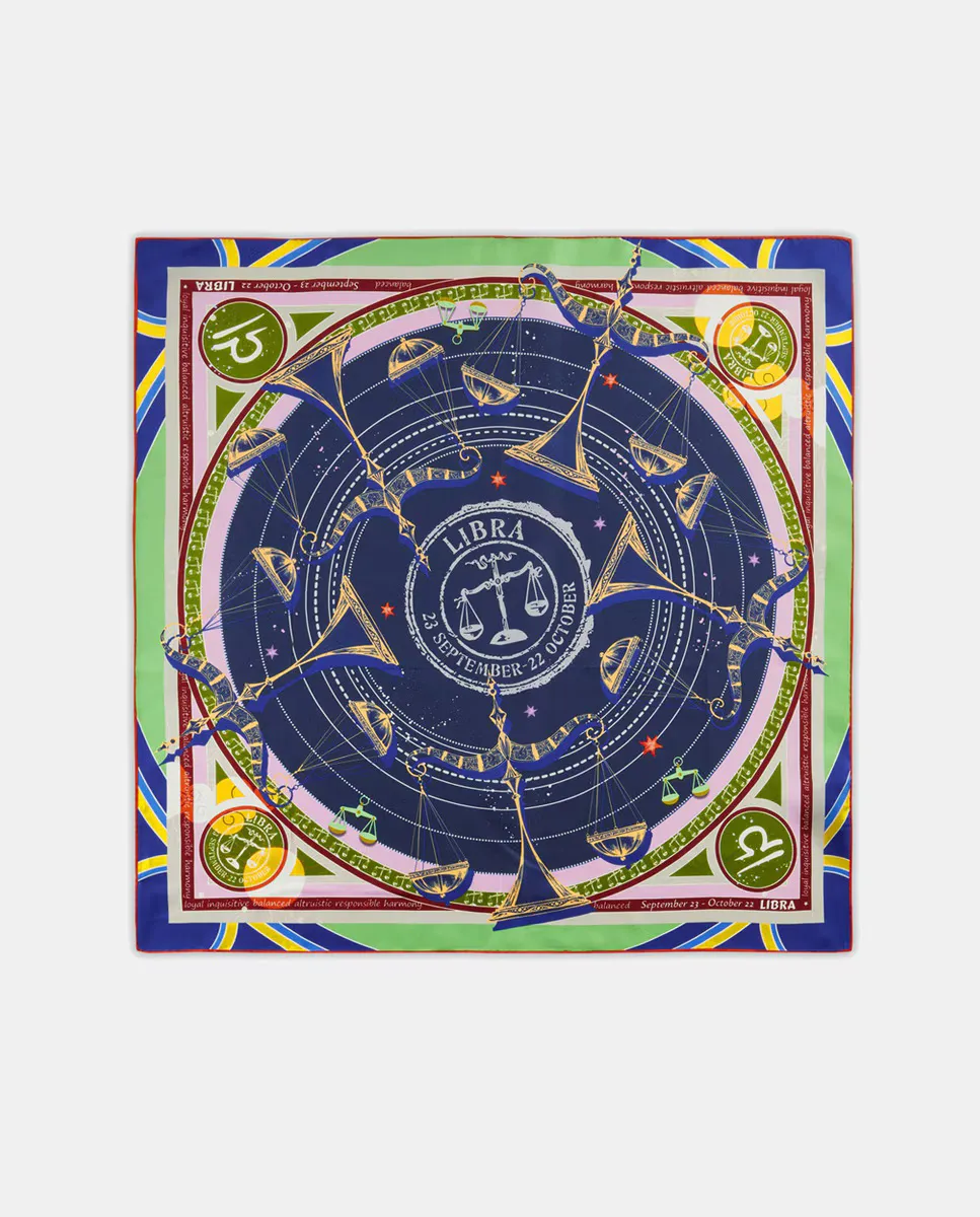 Эксклюзивный шарф из чистого шелка со знаками зодиака Codello, темно-синий
Эксклюзивный шарф из чистого шелка со знаками зодиака Codello, темно-синий