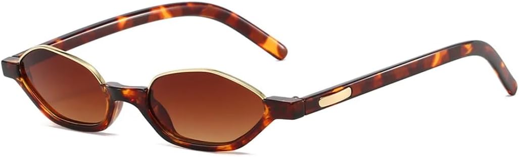 Полуободковые солнцезащитные очки маленького размера для женщин, модель «кошачий глаз», модные солнцезащитные очки с защитой от УФ-излучения UV400 UATXTAU, Leopard Tea
Полуободковые солнцезащитные очки маленького размера для женщин, модель «кошачий глаз», модные солнцезащитные очки с защитой от УФ-излучения UV400 UATXTAU, Leopard Tea