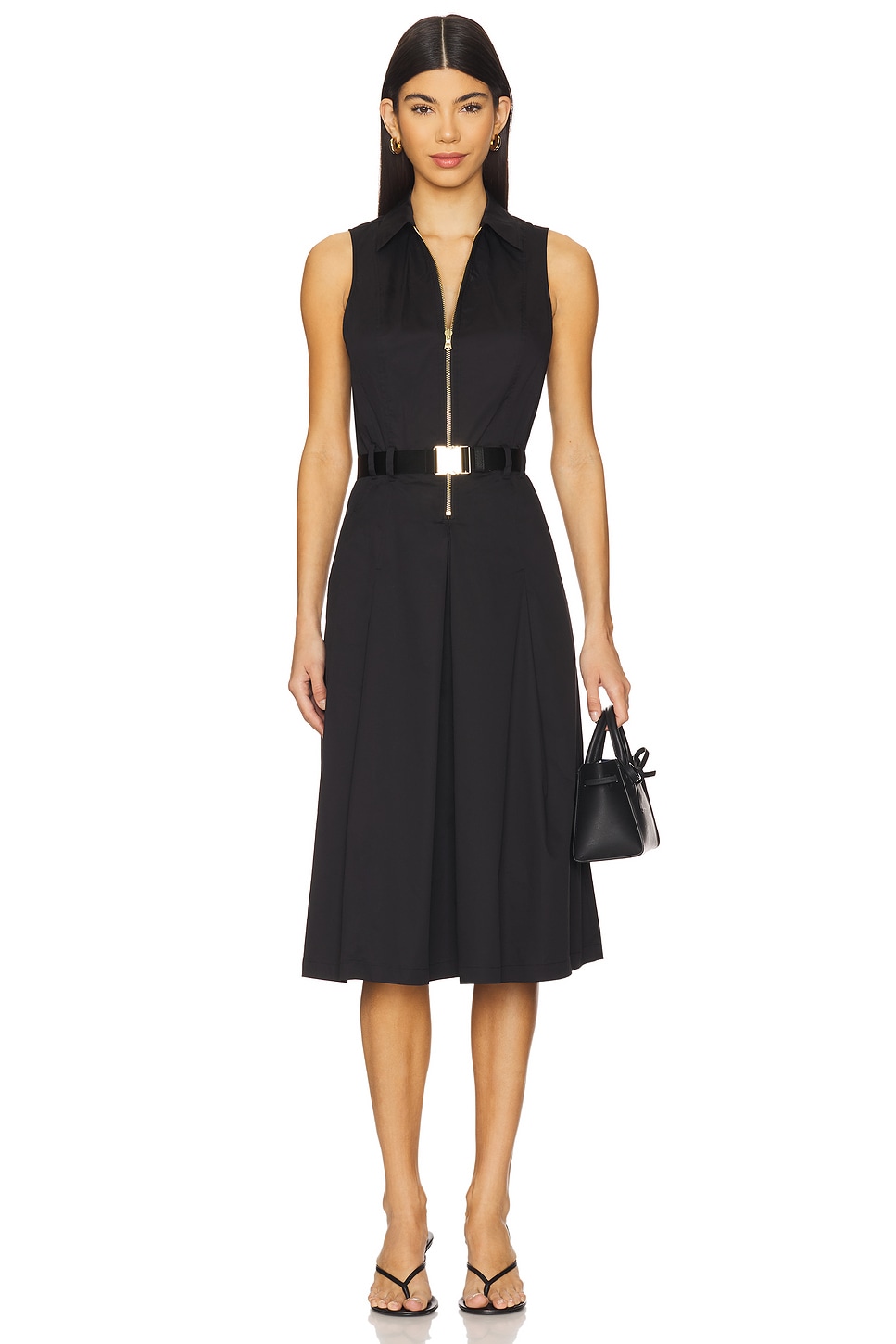 Поясное платье-рубашка Kylo L'Agence, black
Поясное платье-рубашка Kylo L'Agence, black