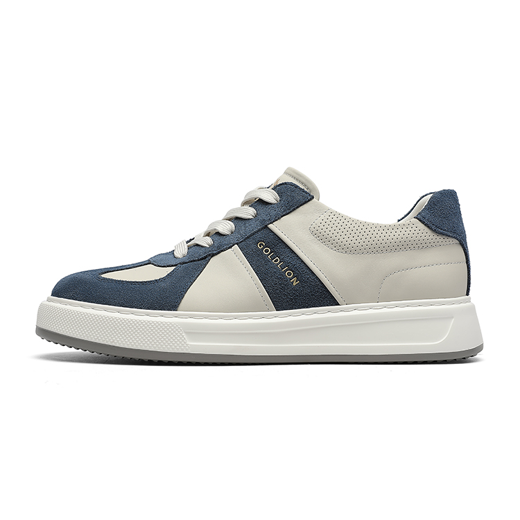 GOLDLION Низкие скейтерские кеды мужские экрю/синие, цвет Ecru/Blue
GOLDLION Низкие скейтерские кеды мужские экрю/синие, цвет Ecru/Blue