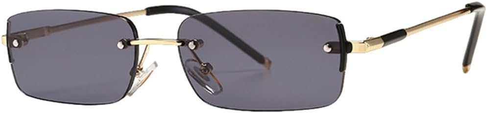 Солнцезащитные очки MUTYNE узкие прямоугольные для мужчин, без оправы, металлические, маленькие, в стиле ретро, защита от УФ-излучения UV400, золотистые, синие, зеленые, Gold With Black
Солнцезащитные очки MUTYNE узкие прямоугольные для мужчин, без оправы, металлические, маленькие, в стиле ретро, защита от УФ-излучения UV400, золотистые, синие, зеленые, Gold With Black