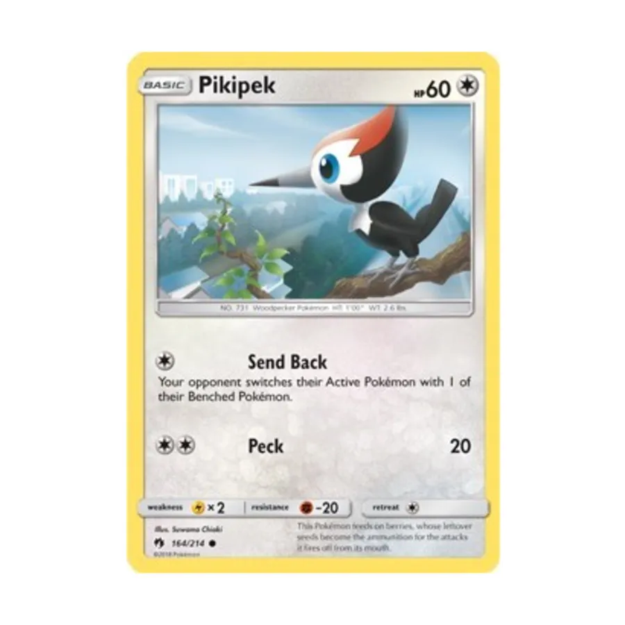 CCG Пикипек (164) (C) #164, Pokemon - SM - Lost Thunder - Singles
CCG Пикипек (164) (C) #164, Pokemon - SM - Lost Thunder - Singles