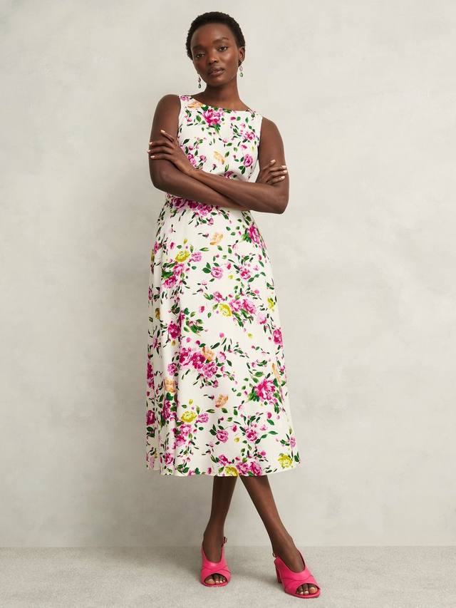 Платье Carly Floral без рукавов Hobbs, Ivory/Multi
Платье Carly Floral без рукавов Hobbs, Ivory/Multi