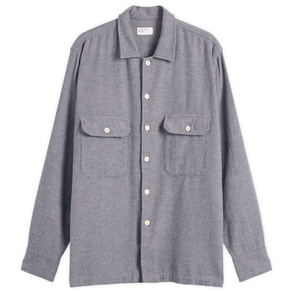 Аляскинская хлопковая рабочая рубашка Universal Works, blue 
Аляскинская хлопковая рабочая рубашка Universal Works, blue