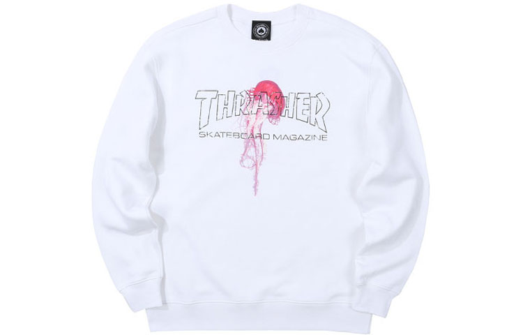 Свитшот унисекс белый Thrasher 
Свитшот унисекс белый Thrasher