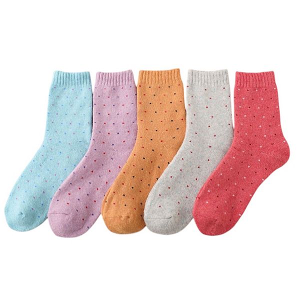 Женские носки 5 шт, ассорти узоров, плотная вязка, клетка и праздничные принты Anna-Kaci, Small Polka Dot
Женские носки 5 шт, ассорти узоров, плотная вязка, клетка и праздничные принты Anna-Kaci, Small Polka Dot