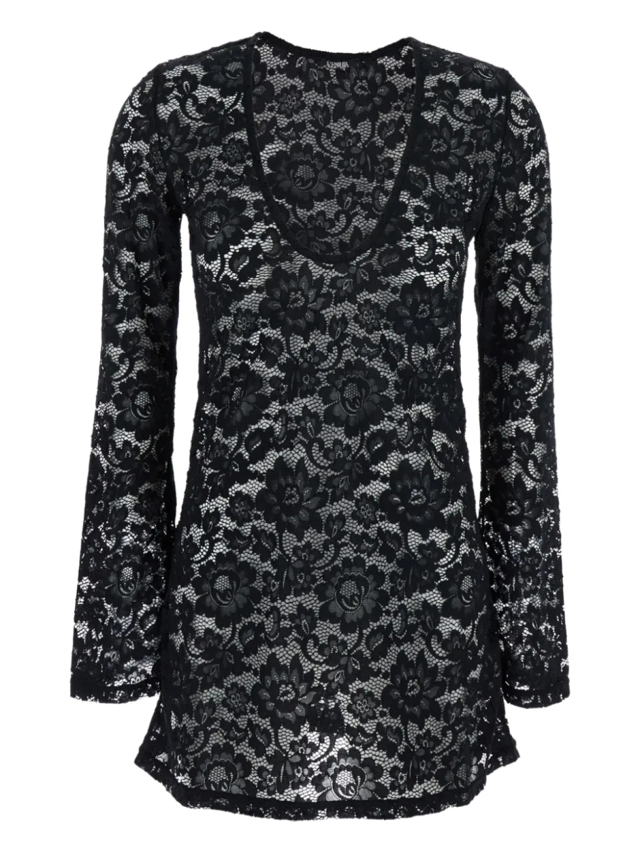 Мини-платье VENUJA из цветочного кружева, черный
Мини-платье VENUJA из цветочного кружева, черный