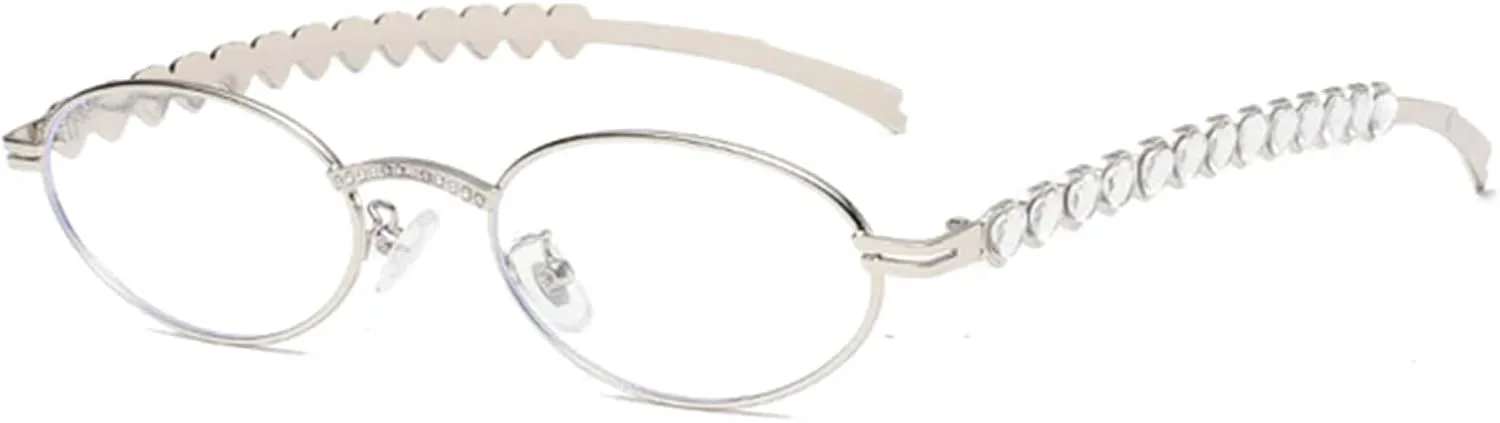 Willochra Fashion Женские солнцезащитные очки со стразами Овальные солнцезащитные очки Винтажные панк-очки Мужские очки с блестящим сердцем и бриллиантами F25, Silver
Willochra Fashion Женские солнцезащитные очки со стразами Овальные солнцезащитные очки Винтажные панк-очки Мужские очки с блестящим сердцем и бриллиантами F25, Silver