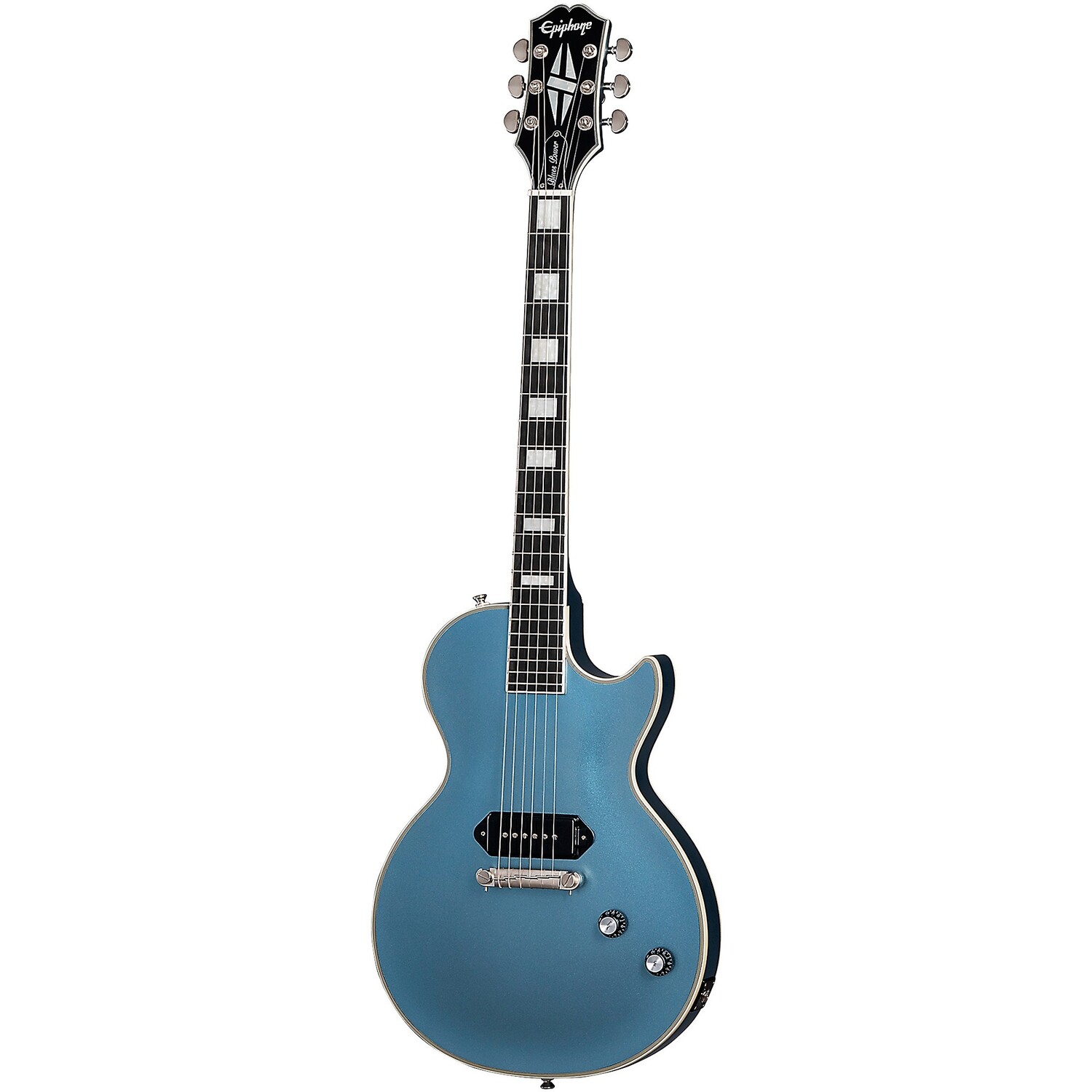 Epiphone Jared James Nichols "Blues Power" Les Paul Кастомная электрогитара Aged Pelham Blue
Epiphone Jared James Nichols "Blues Power" Les Paul Кастомная электрогитара Aged Pelham Blue