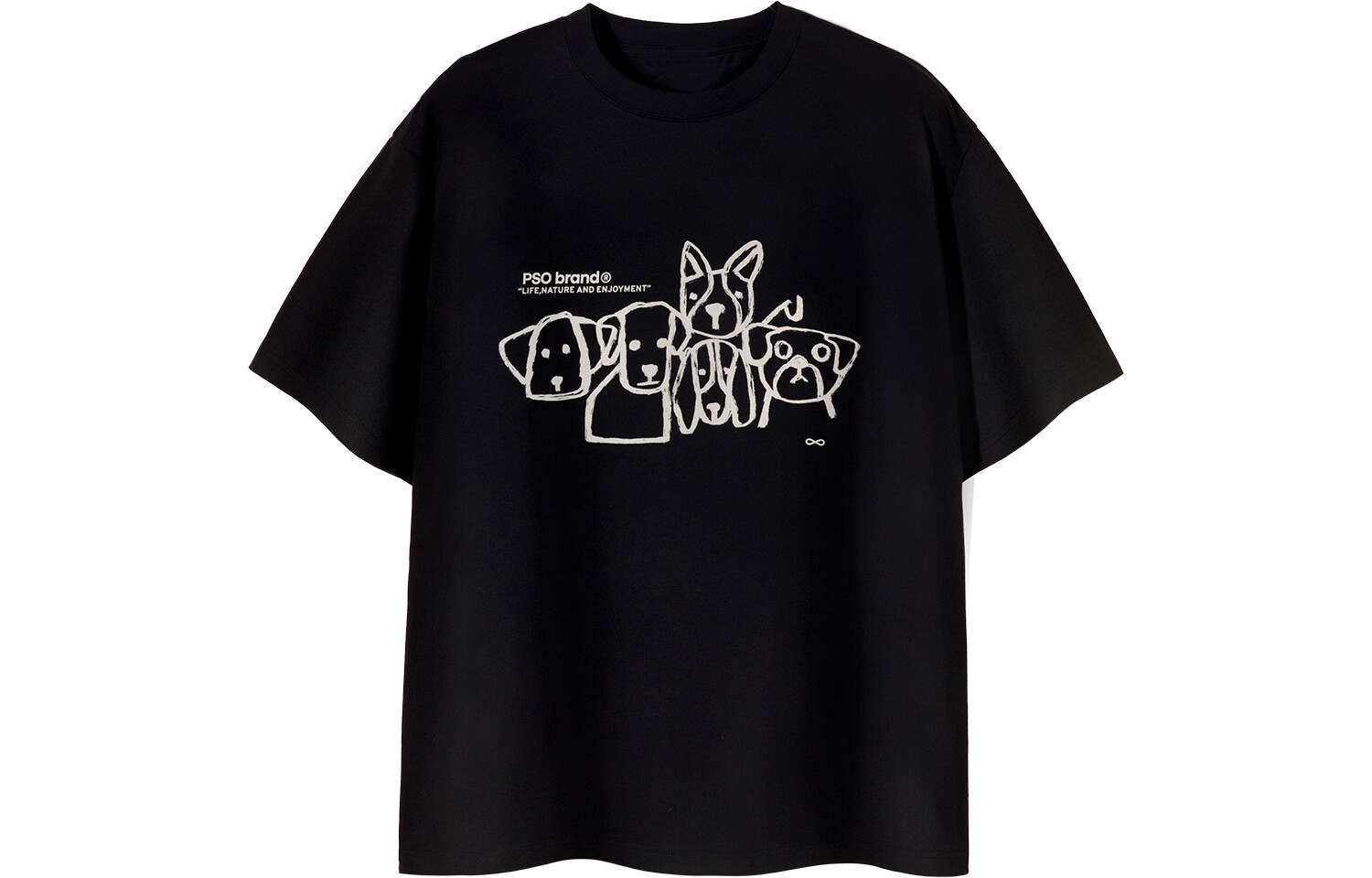 PSO Brand Фирменная футболка унисекс PSO, Черный
PSO Brand Фирменная футболка унисекс PSO, Черный