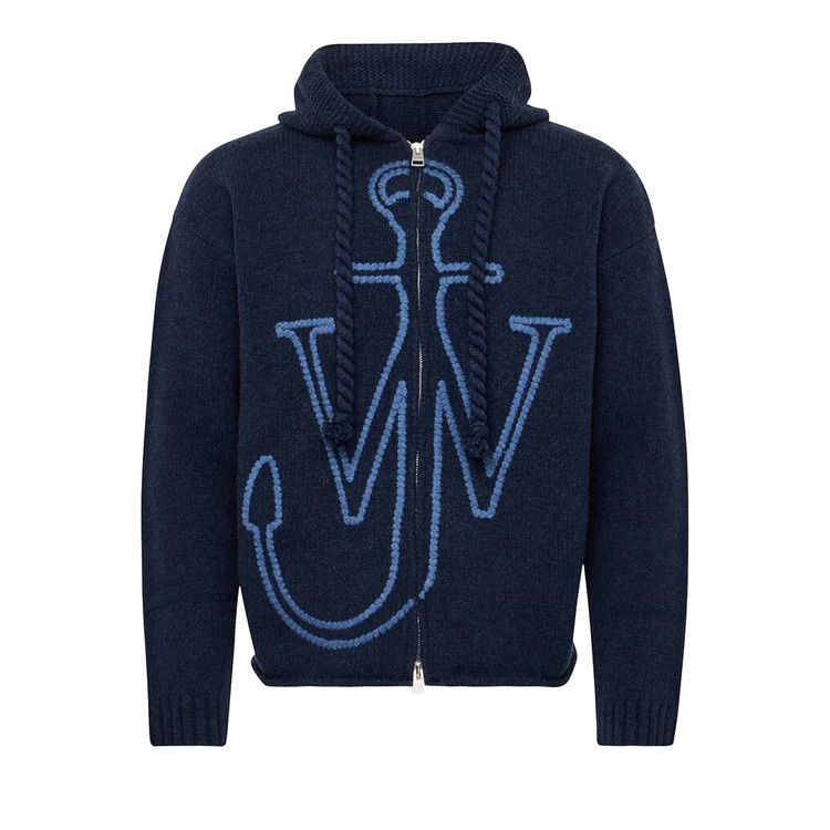 Худи JW Anderson Anchor Embroidery Zipped Hoodie, Steel Blue
Худи JW Anderson Anchor Embroidery Zipped Hoodie, Steel Blue