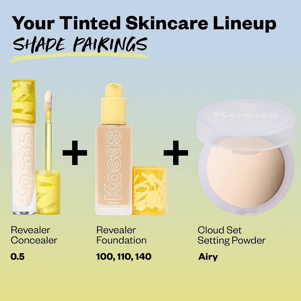 Kosas Revealer Super Creamy + осветляющий консилер с кофеином и гиалуроновой кислотой, Tone 0.7 C
Kosas Revealer Super Creamy + осветляющий консилер с кофеином и гиалуроновой кислотой, Tone 0.7 C