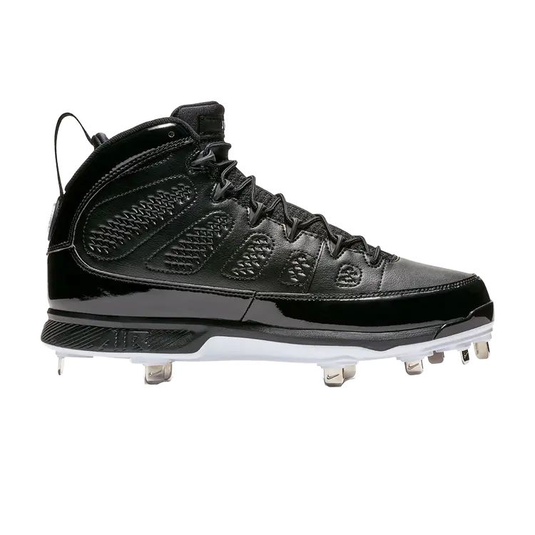 Кроссовки Air Jordan 9 Metal 'Black', черный 
Кроссовки Air Jordan 9 Metal 'Black', черный