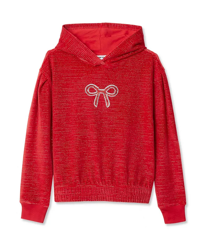 Велюровая толстовка с капюшоном для девочек Lands' End, красный
Велюровая толстовка с капюшоном для девочек Lands' End, красный