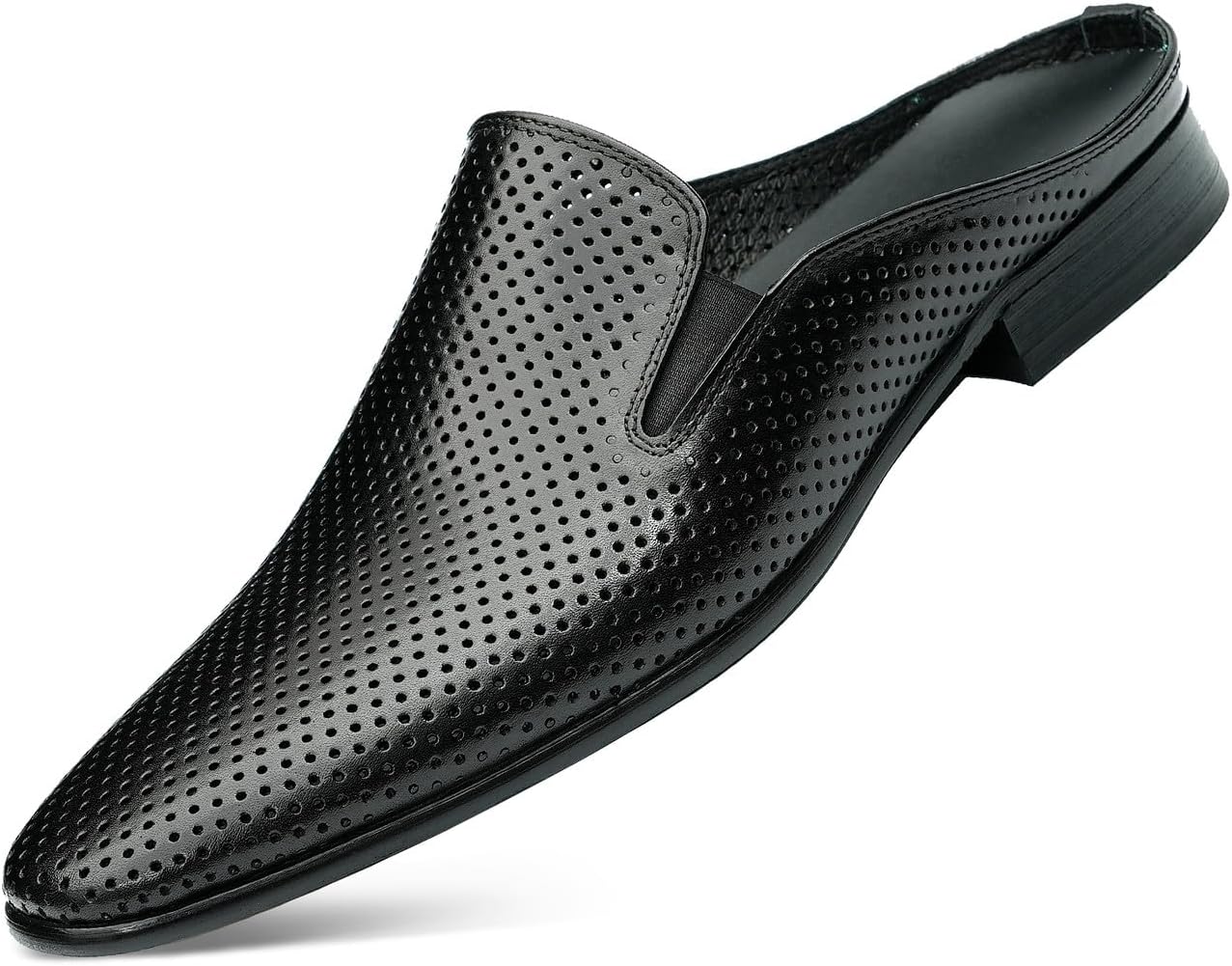 Мужские мюли Santimon, туфли-лоферы, кожаные с открытой пяткой, бизнес, свадебные, повседневные модные сланцы, обувь без застежки, сандалии, летние туфли для мужчин, черный
Мужские мюли Santimon, туфли-лоферы, кожаные с открытой пяткой, бизнес, свадебные, повседневные модные сланцы, обувь без застежки, сандалии, летние туфли для мужчин, черный