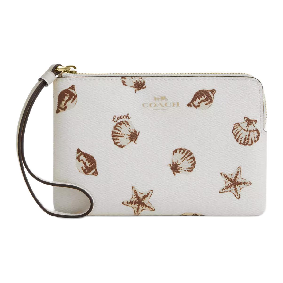 COACH Кожаный клатч с угловой молнией
COACH Кожаный клатч с угловой молнией