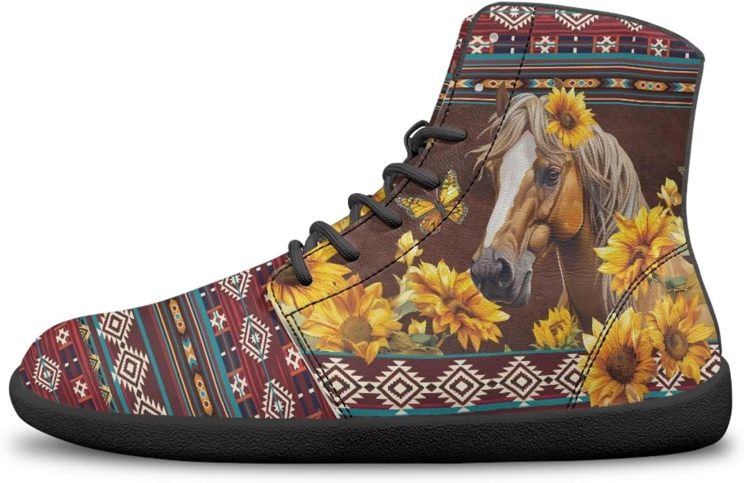 Кроссовки высокие босоножки для женщин и мужчин плоские босые спортивные ботинки Bychecar, Aztec Horse
Кроссовки высокие босоножки для женщин и мужчин плоские босые спортивные ботинки Bychecar, Aztec Horse