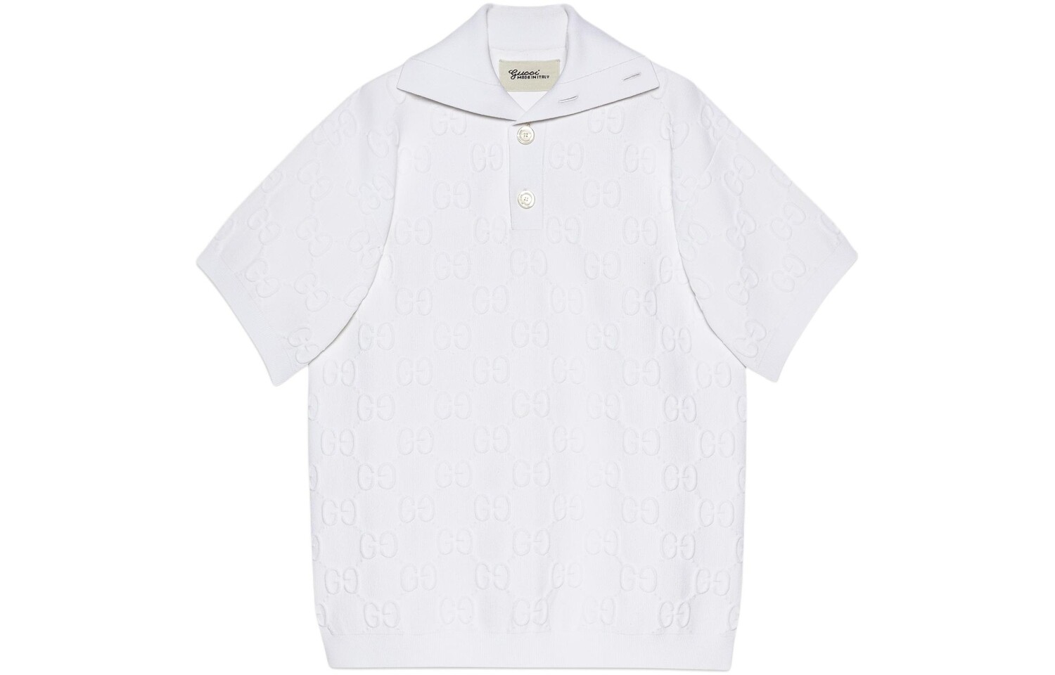 Рубашка поло мужская белая Gucci, белый
Рубашка поло мужская белая Gucci, белый
