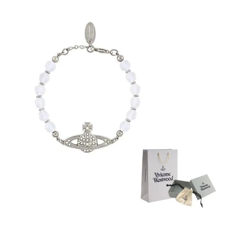 Vivienne Westwood Браслет Saturn Decoration для женщин, серебристый/белый
Vivienne Westwood Браслет Saturn Decoration для женщин, серебристый/белый