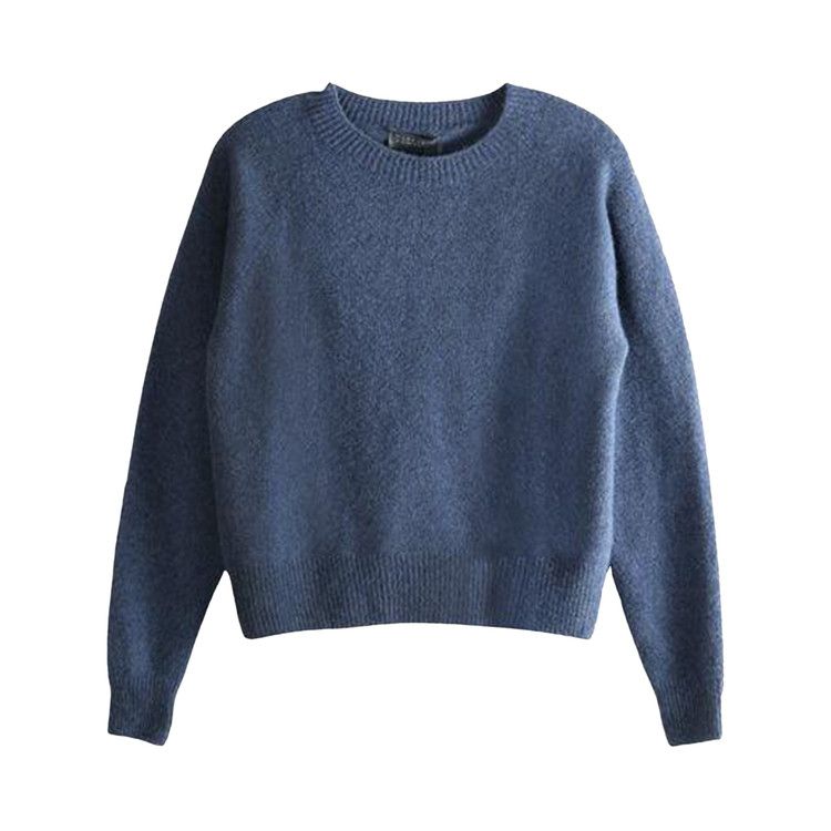Свитер Margaret Howell Short Classic Crew Neck, Blue Melange 
Свитер Margaret Howell Short Classic Crew Neck, Blue Melange