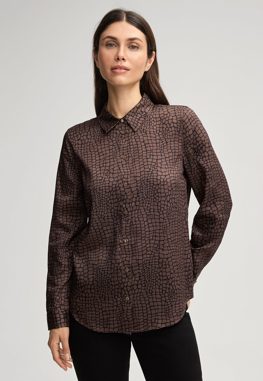 Блуза JOOP! BLISS, Braun Schwarz Gemustert/Brown
Блуза JOOP! BLISS, Braun Schwarz Gemustert/Brown