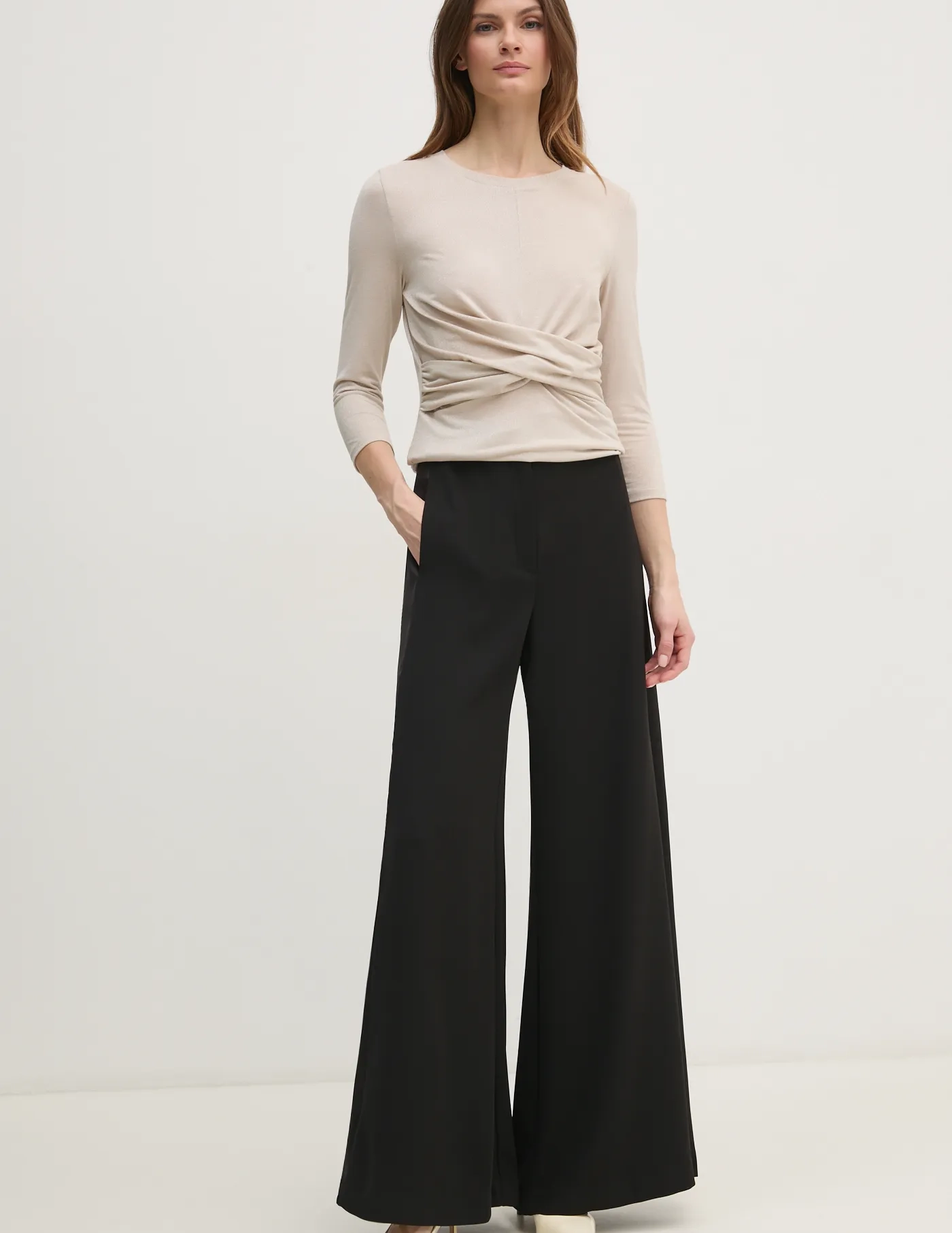 Рубашка с длинным рукавом OUI, бежевый
Рубашка с длинным рукавом OUI, бежевый