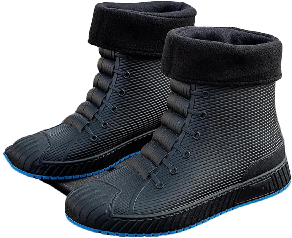 Wjnvfioo Модные мужские и женские резиновые сапоги, сапоги до середины голени, водонепроницаемые ботинки, удобные, противоскользящие рыболовные обувь, черный/синий
Wjnvfioo Модные мужские и женские резиновые сапоги, сапоги до середины голени, водонепроницаемые ботинки, удобные, противоскользящие рыболовные обувь, черный/синий