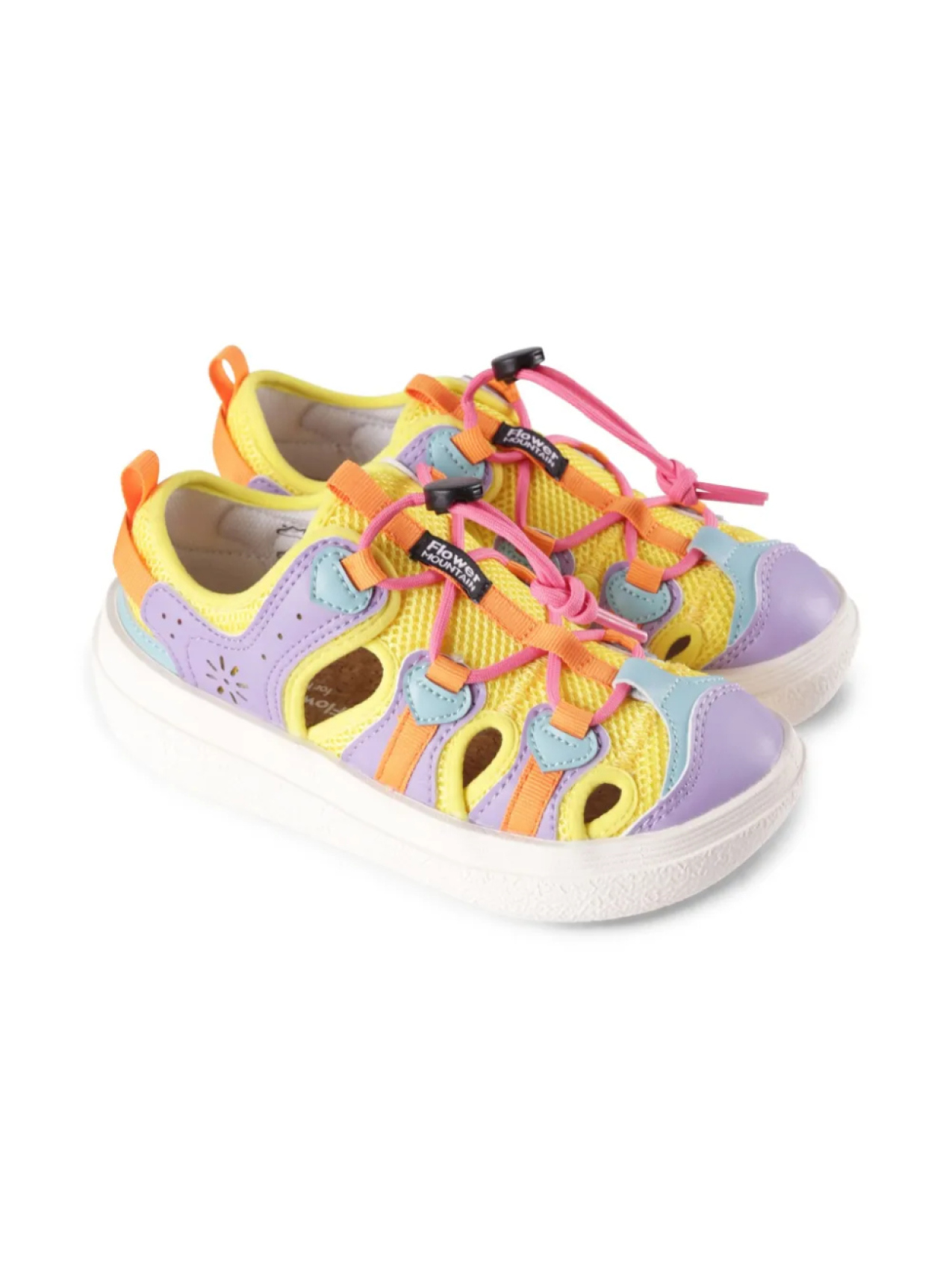 Кроссовки со шнуровкой и сетчатыми вставками FLOWER MOUNTAIN KIDS, желтый
Кроссовки со шнуровкой и сетчатыми вставками FLOWER MOUNTAIN KIDS, желтый