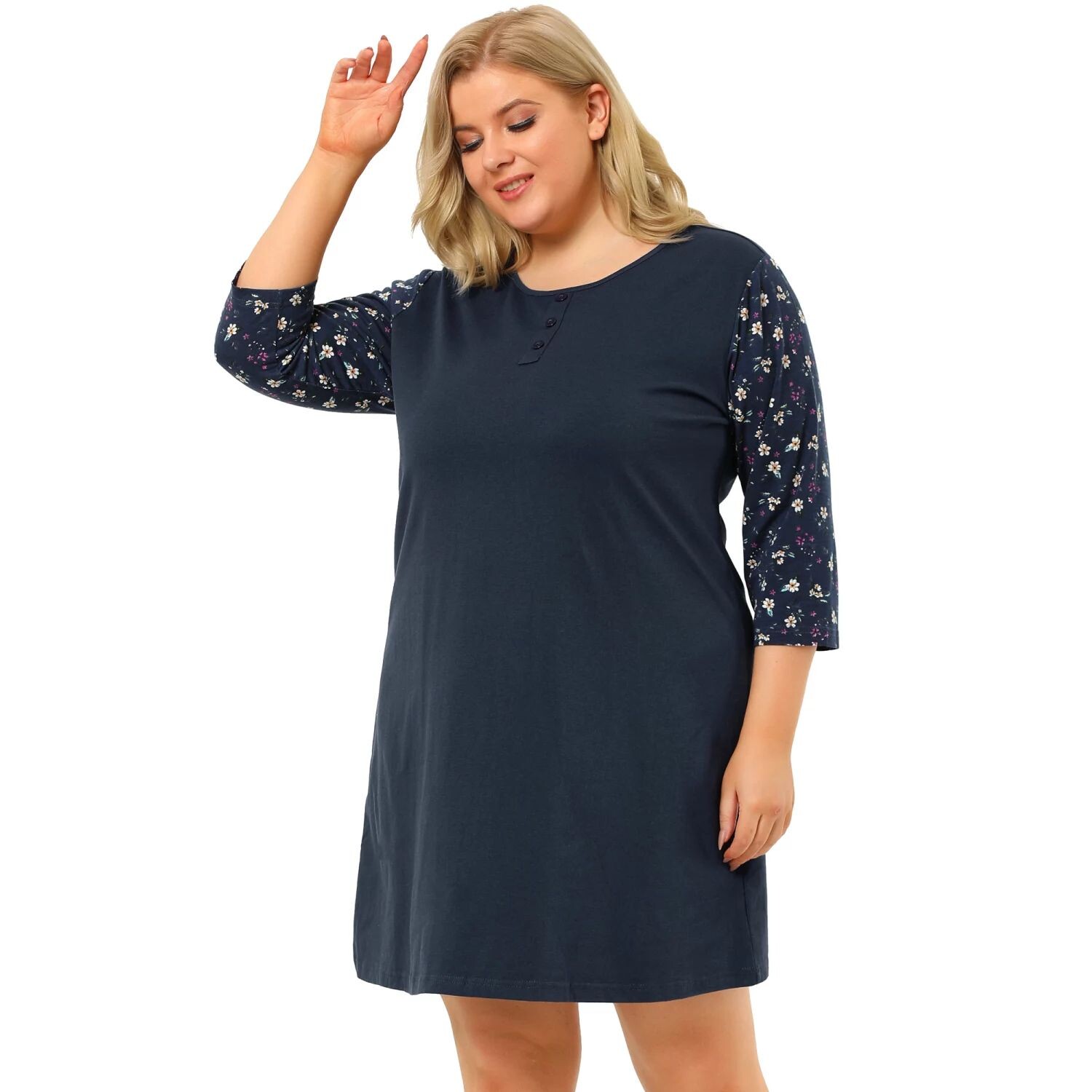 Женские осенние комфортные пижамы больших размеров с цветочными рукавами, пижамы Agnes Orinda, розовый
Женские осенние комфортные пижамы больших размеров с цветочными рукавами, пижамы Agnes Orinda, розовый