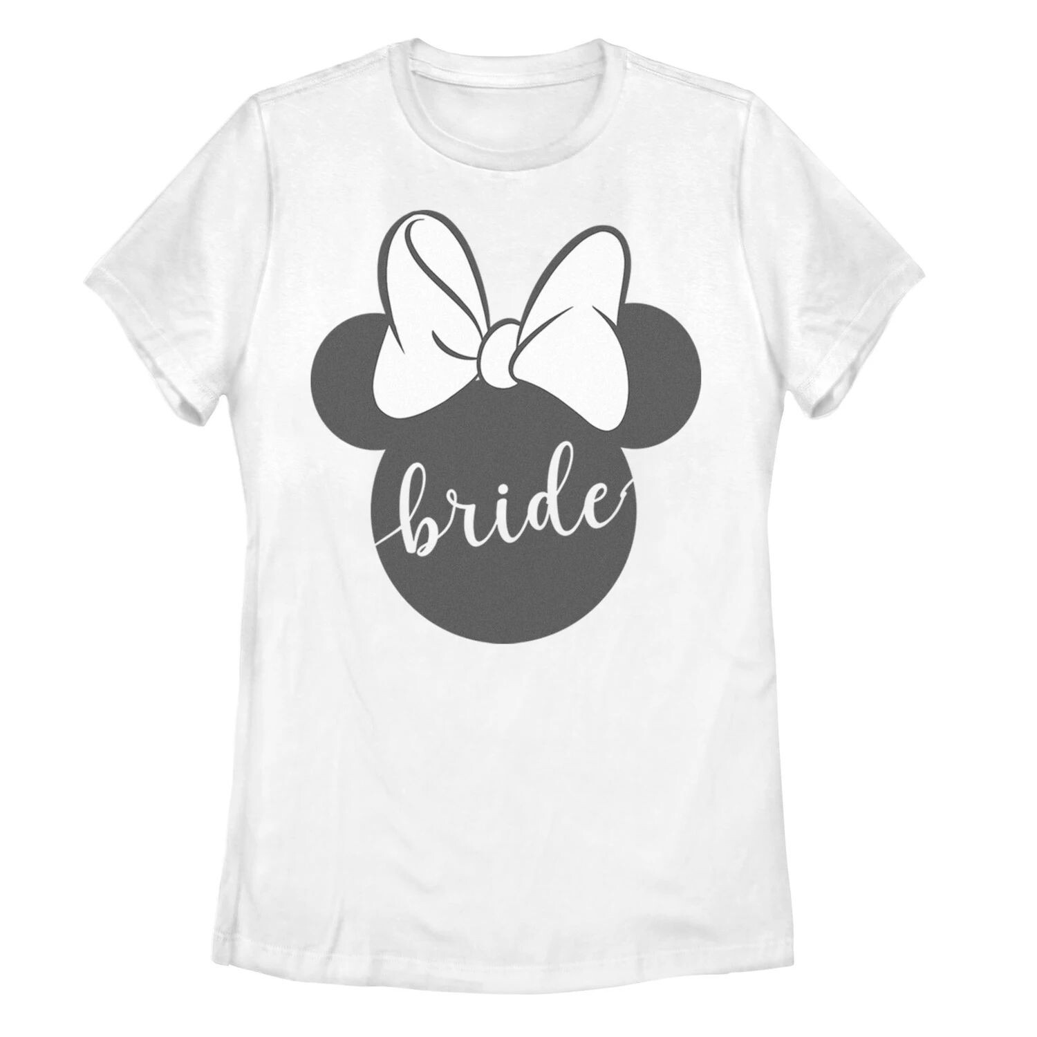 Футболка с силуэтом головы Минни Маус Disney для юниоров и невесты с рукописным текстом и бантом Licensed Character
Футболка с силуэтом головы Минни Маус Disney для юниоров и невесты с рукописным текстом и бантом Licensed Character
