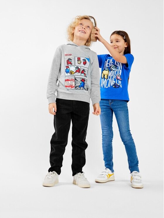 Толстовка обычного кроя Name It, серый
Толстовка обычного кроя Name It, серый