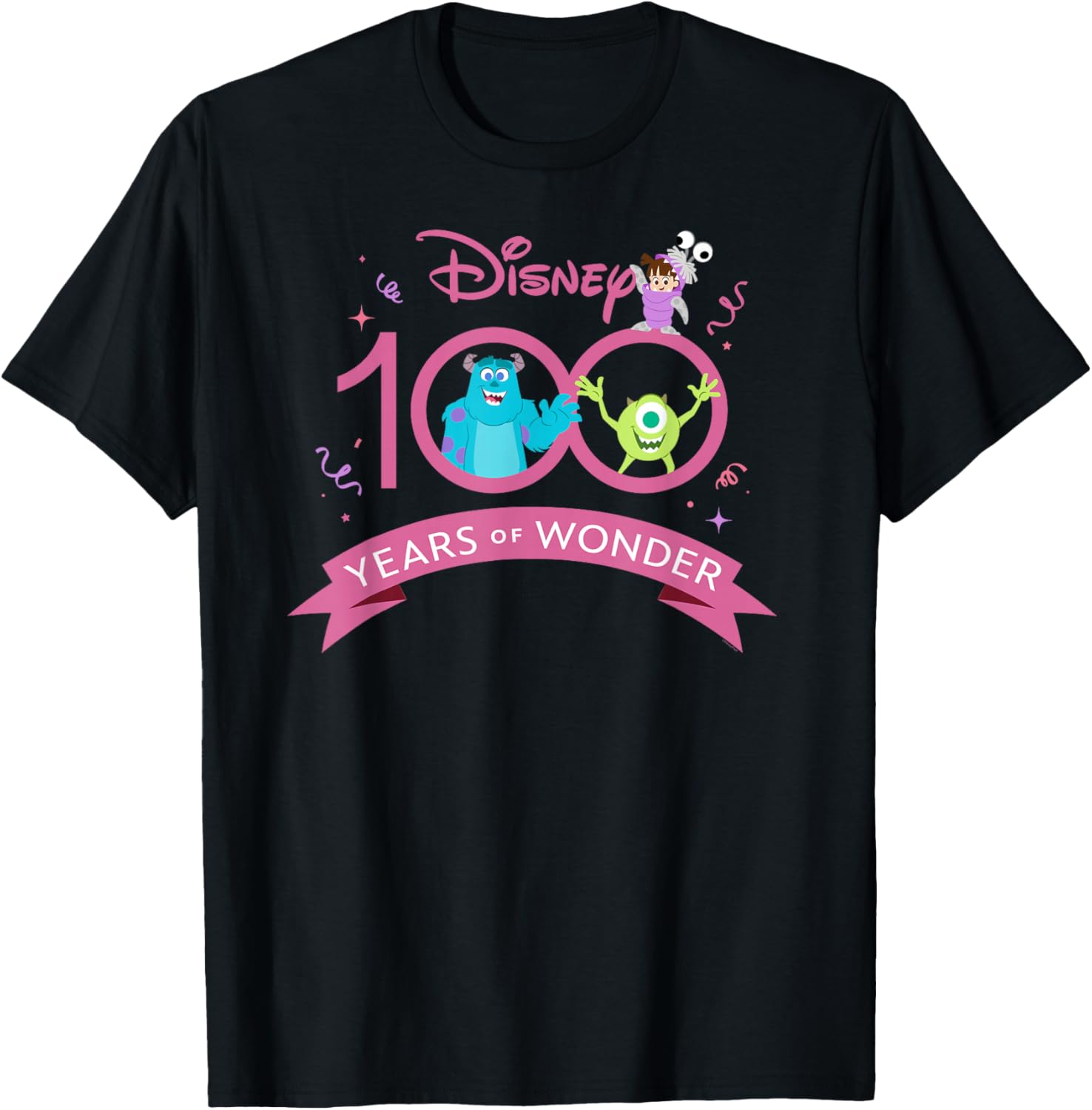 Футболка Disney 100 и Pixar's Monsters Inc 100 Years of Wonder D100, черная
Футболка Disney 100 и Pixar's Monsters Inc 100 Years of Wonder D100, черная