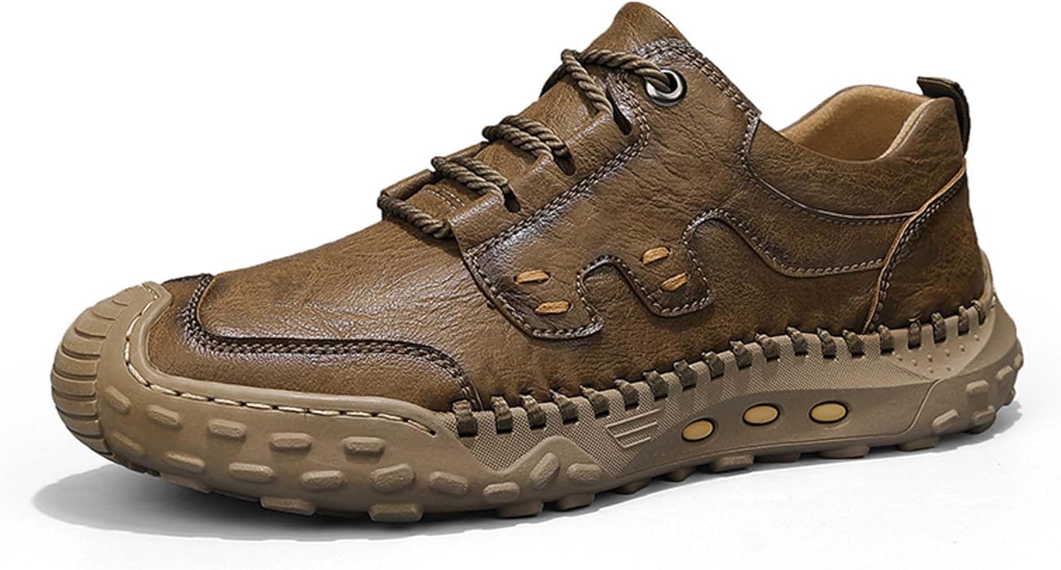 Мужские кожаные прогулочные туфли, модные ретро-кэжуал кроссовки, низкие повседневные туфли для мужчин, ручная прошивка подошвы, нескользящие и прочные, подходят для всех сезонов Vtiao, коричневый
Мужские кожаные прогулочные туфли, модные ретро-кэжуал кроссовки, низкие повседневные туфли для мужчин, ручная прошивка подошвы, нескользящие и прочные, подходят для всех сезонов Vtiao, коричневый