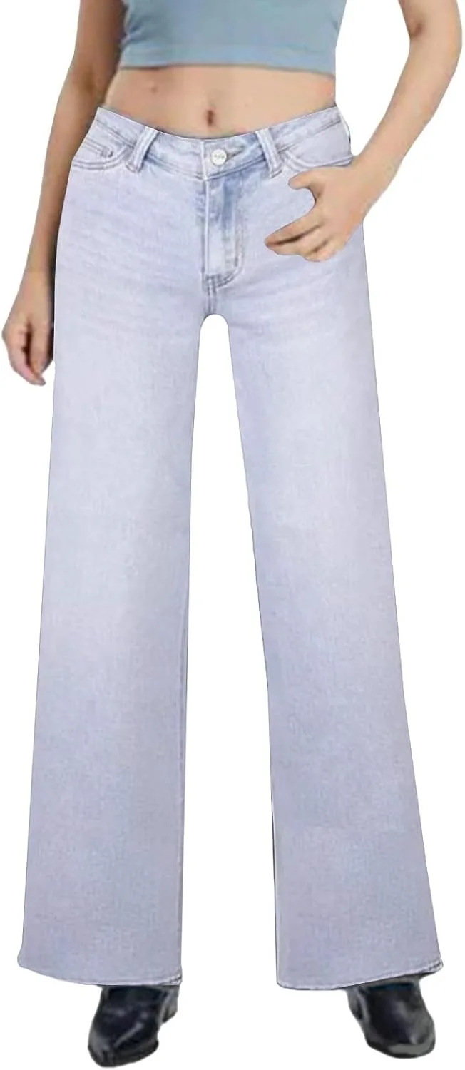 Женские джинсы Wide Leg с регулируемой талией и эффектом Distress
Женские джинсы Wide Leg с регулируемой талией и эффектом Distress