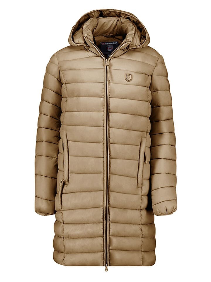 Стеганое пальто Canadian Peak Steppmantel Akitaleak, светло-коричневый
Стеганое пальто Canadian Peak Steppmantel Akitaleak, светло-коричневый