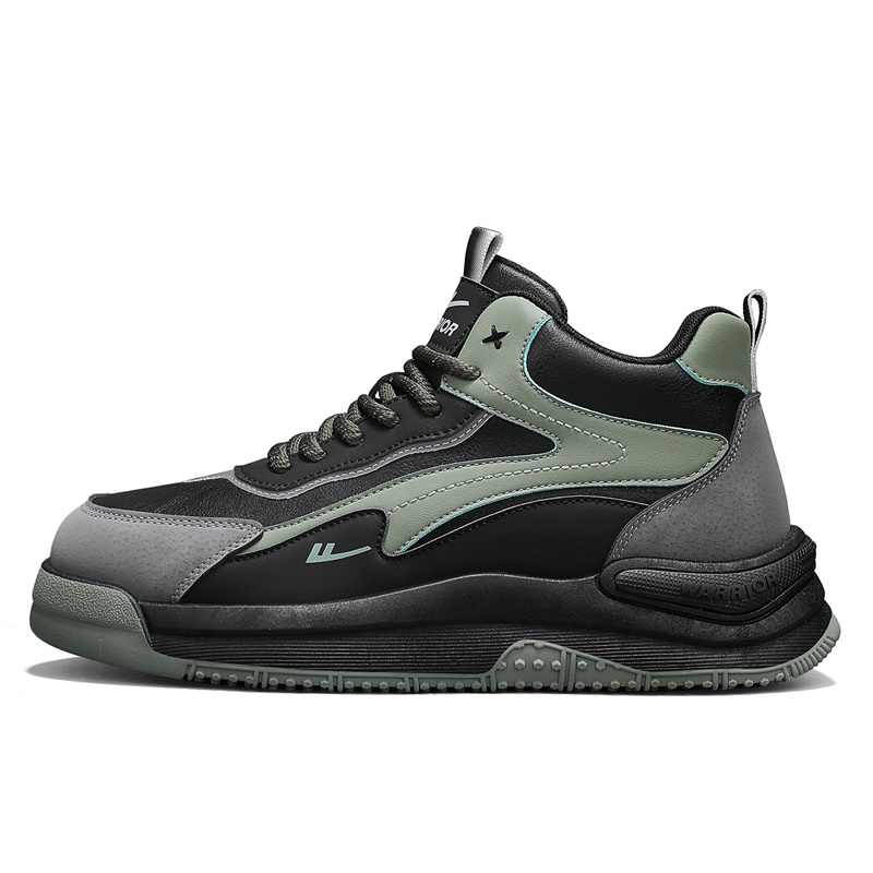 WARRIOR Повседневные ботинки мужские High top Green/Gray
WARRIOR Повседневные ботинки мужские High top Green/Gray