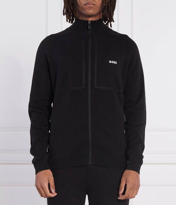 Толстовка мужская Boss Green на молнии с воротником-стойкой, черный
Толстовка мужская Boss Green на молнии с воротником-стойкой, черный